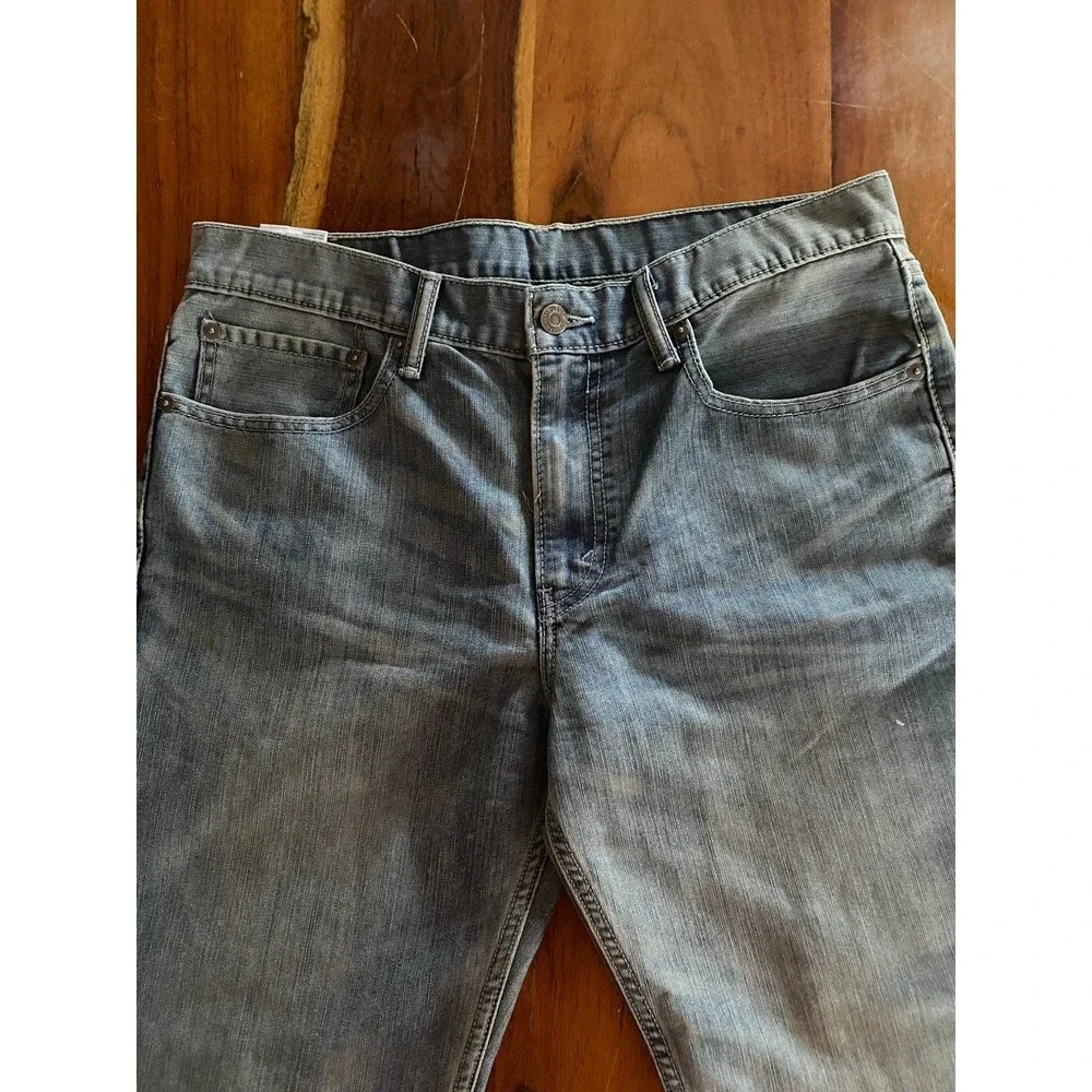 Levi's light wash men's 511 jeans slim straight fit‎ 34x32